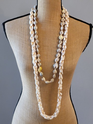 Momi Shell Necklace Set Souvenir 80s Continuous