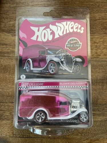 Hot Wheels The Red Line Club PINK BLOWN DELIVERY TRUCK CLUB EXCLUSIVE 2021