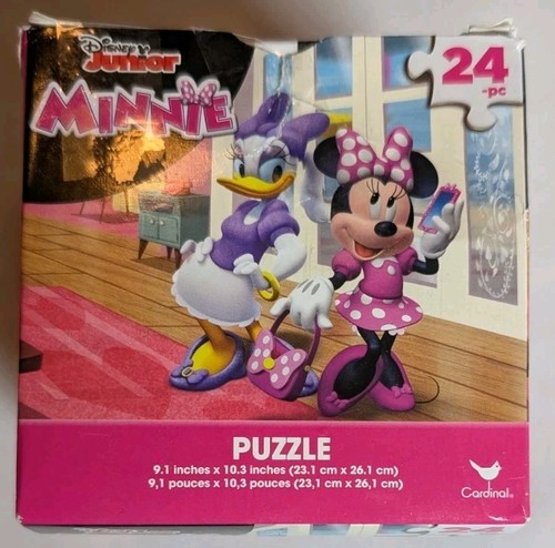 New Disney Junior Minnie 24 Piece Jigsaw Puzzles 9.1x10.3 NEW - Picture 3 of 5