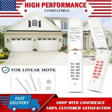 for Linear Garage Door Opener Keypad MDTK Garage Door Keypad 318MHZ Door Opener