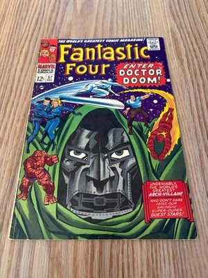 Fantastic Four 57  Fine+  6.5  Thing  Human Torch  Reed Richards  Invisible Girl
