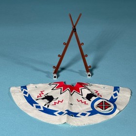 LEGO 6748 (Boulder Cliff Canyon): Full Teepee, 5 Minifigures and Accessories