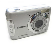 Canon PowerShot A480 10.0MP Compact Digital Camera 3.3x Optical Zoom Silver