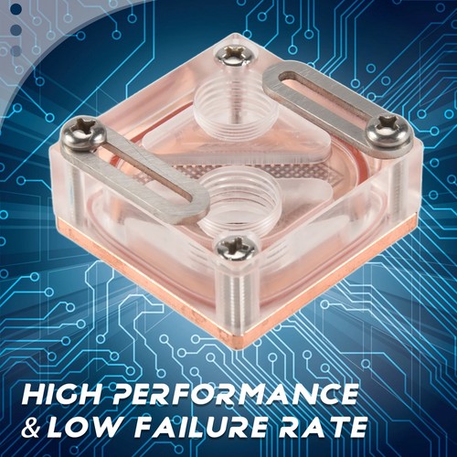 Chipset Waterblock ordinateur refroidissement par eau acrylique transparent General Northb1743 - Photo 7/7
