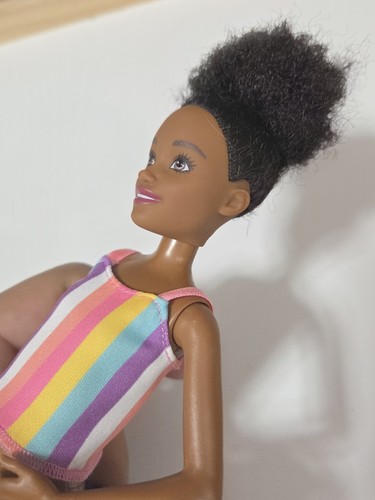 Barbie Fashionista AA Doll Black Curly Hair African American Stacie Skipper C83 - Picture 5 of 10