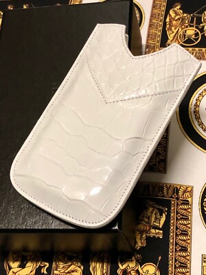 VERTU Constellation Touch WHITE Alligator Exotic handmade Leather Slip Case