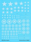 Techmod 72809 Allied Star Insignia White Decals 1/72