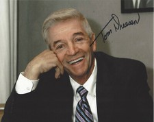 COMEDIAN TOM DREESEN SIGNED AUTHENTIC 8x10 PHOTO B COA LATE NIGHT STAND UP ICON