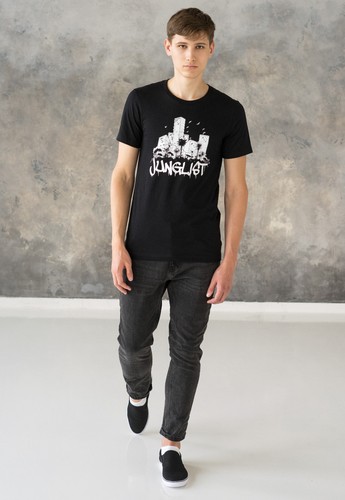 Junglist T Shirt Jungle UK Garage Drum and Bass DnB EDM Mens Graphic Printed Tee - Picture 4 of 8