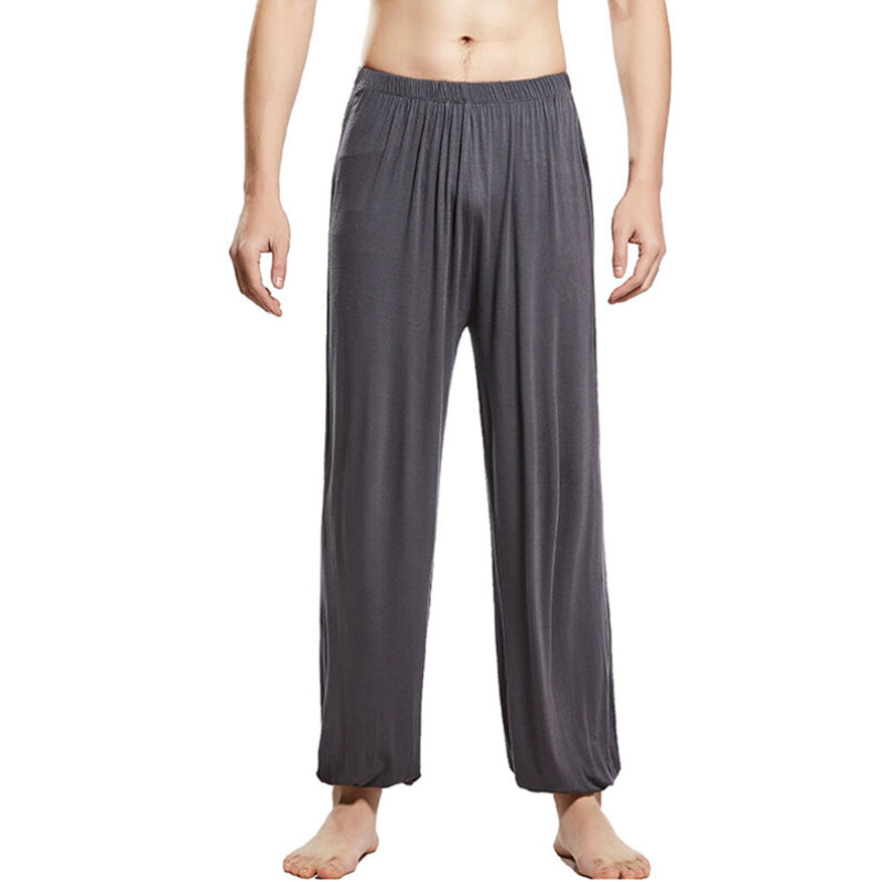 Men Modal Yoga Pants for Fitness Running Tai Chi Casual Workout