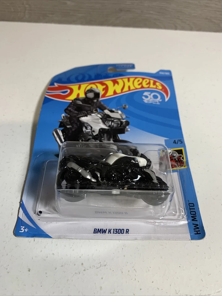 BMW K 1300 R 2018 Hot Wheels negro motocicleta HW moto coche 4/5 juego sellado de fábrica Foto 3 de 4