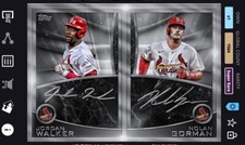 Topps Bunt 23 JORDAN WALKER / NOLAN GORMAN RC SILVER DUAL SIG,STL [DIGITAL CARD]