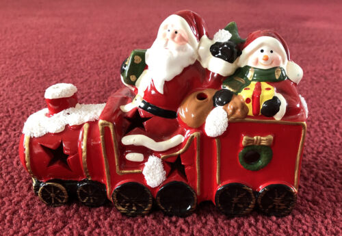 Christmas Ornamental LED Colour Changing Train - Picture 1 of 4