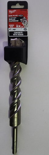 Milwaukee 48-20-8340 SDS Plus MX4 4-Cutter Solid 1″x10″ Carbide Drill Bit ~NEW~