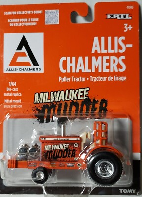 ERTL 1:64 SCALE PULLER Allis-Chalmers D21 MILWAUKEE MUDDER Pulling Tractor NIP