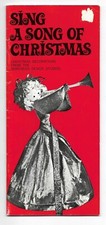 1966 "Sing A Song of Christmas" Norcross Design Studios Decorations Booklet EUC