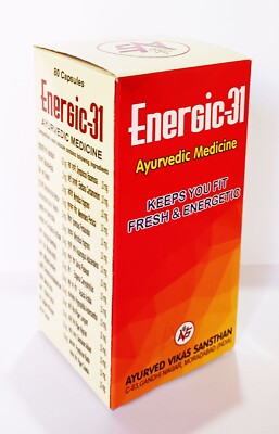 Ayurved Vikas Sansthan, Energic-31 Capsules - 80 Capsules