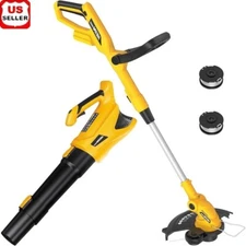 20V Cordless Leaf Blower & String Trimmer Combo  (Battery Charger not Included)