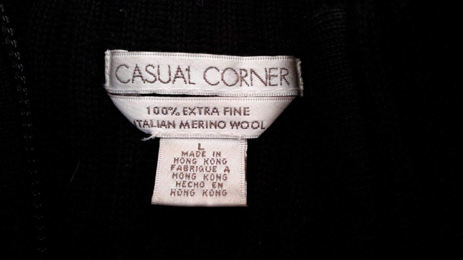 Vintage Casual Corner 100% Italian Merino Wool Ja… - image 6