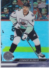 2023-24 UD..CONNOR McDAVID..SILVER FOIL..CARD # 692..OILERS..FREE COMBINED SHIP