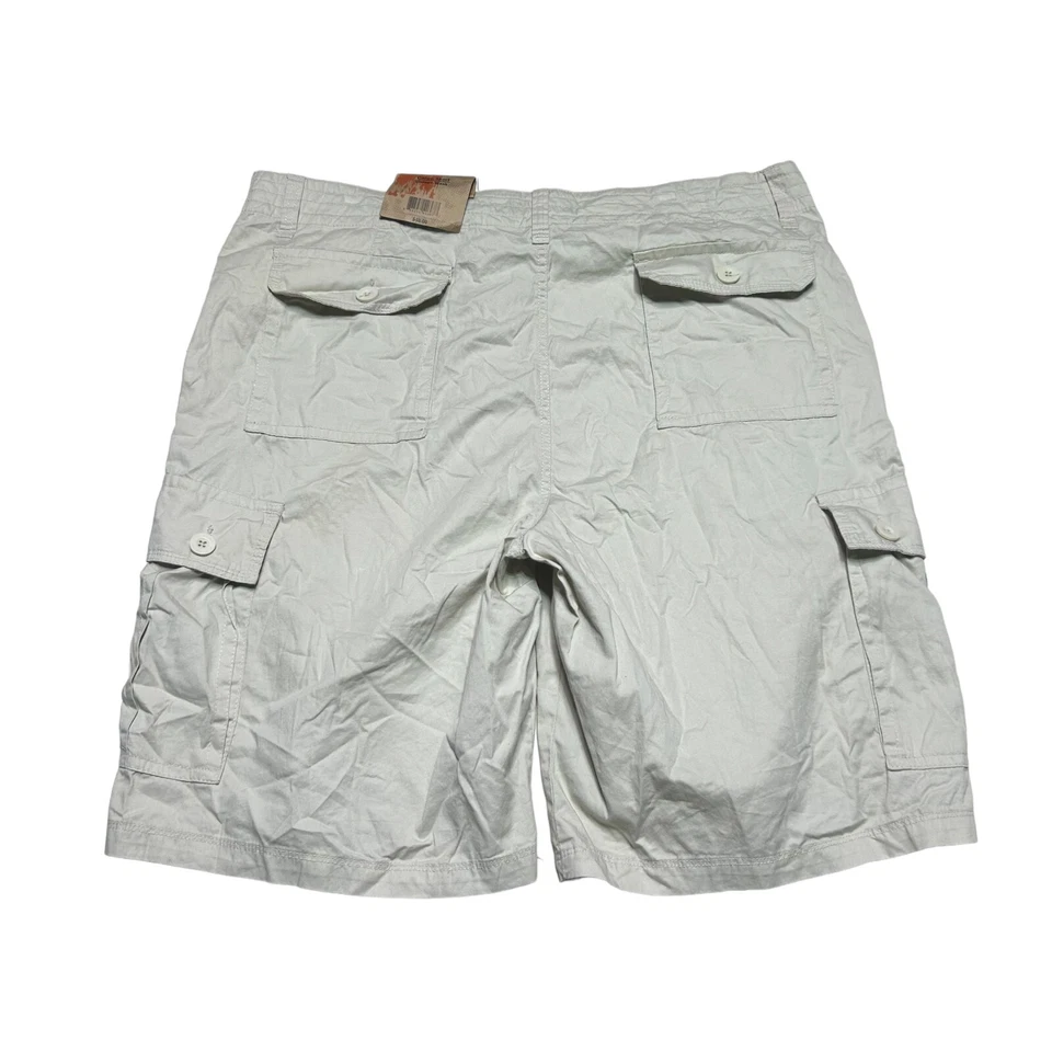 Ruff Hewn Cargo Shorts Mens 40 Beige Military Outdoor Hiking - Image 2 of 4