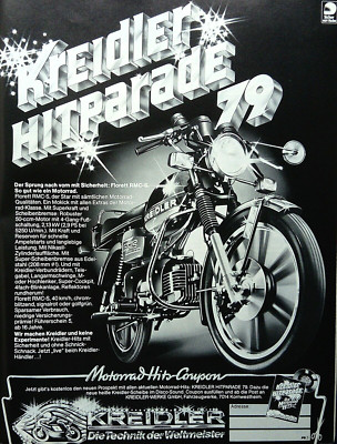 Kreidler Florett Mokick RMC-S Advertising 1979