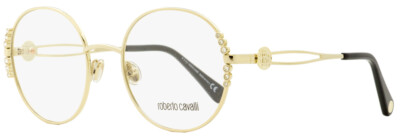 Roberto Cavalli  RC 5103 032 Gold Round Metal Eyeglasses 52-20-140 RC5103 