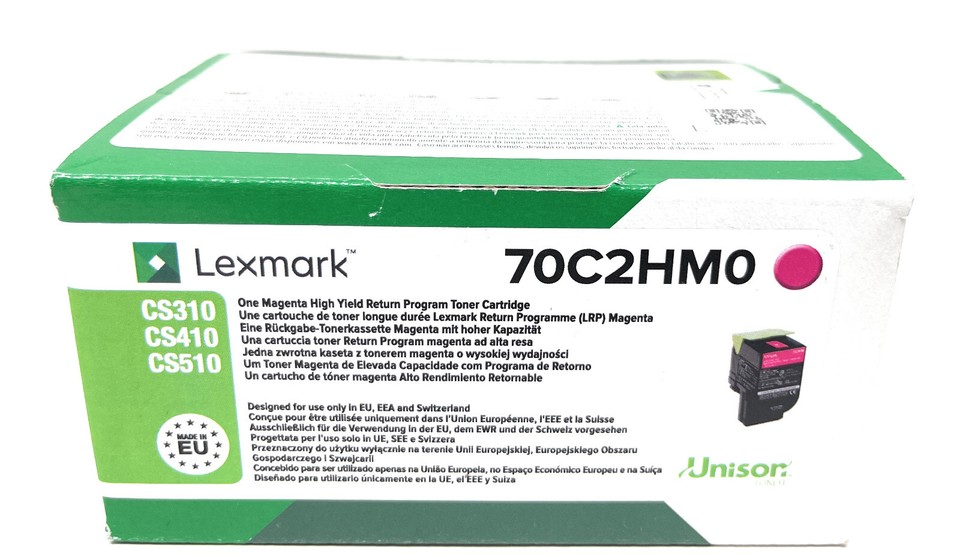 LEXMARK 70C2HM0 702 ORIGINAL MAGENTA TONER CS310N/CS410DN/CS510DE [A ...