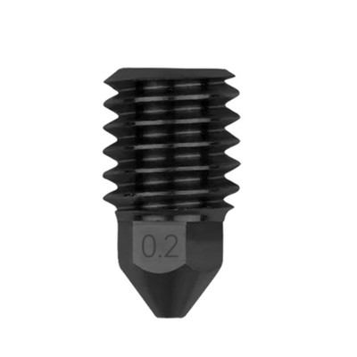 0,2mm Gehärtetem Stahl Düse Kompatibel mit Bambu Lab X1 P1P 3D Drucker Extruder 