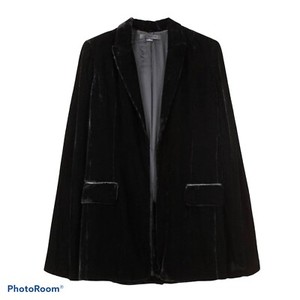 velvet cape jacket
