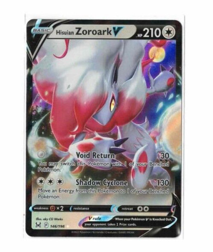 Hisuian Zoroark V 146/196 Lost Origin Pokemon Card | eBay