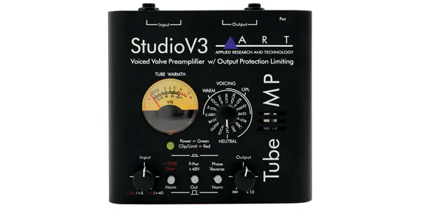 ART Tube MP Studio V3 Preamp Tube Microphone Preamplifier Sound with Adapter - Image 2 of 4