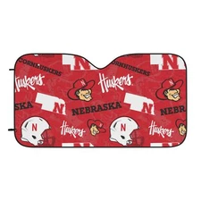 Nebraska Cornhuskers Car Sun Shades
