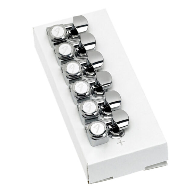 Fender Locking Guitar Tuners Set of 6 in Polished Chrome Fender Locking Guitar Tuners Set of 6 in Polished Chrome