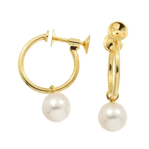 MIKIMOTO Ohrringe Akoya Perlen 7,2 mm 18 Karat Gelbgold 750 90259795 - Bild 4 von 6