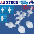 3/8/12mm 10pc One Way Non Return Check Valve Air Fuel Petrol Diesel Oil Vacuum
