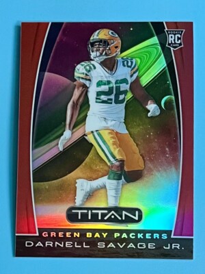 2019 Panini Chronicles Titan Darnell Savage Jr. Red Prizm /99 Rookie #T15 RC