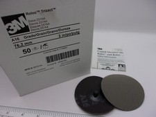 Box Of 50 3m Roloc Trizact Cloth Discs 237aa 3 Grade A16 0889a Box Of 50 3m Roloc Trizact Cloth Discs 237aa 3 Grade A16 0889a
