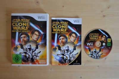Wii - Star Wars: The Clone Wars - Republic Heroes (OVP, mit Anleitung)