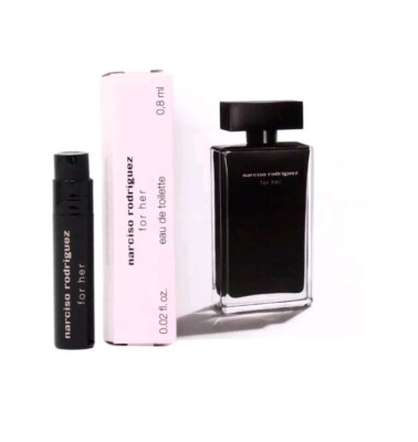 NARCISO RODRIGUEZ FOR HER EDT PERFUME VIAL SPRAY SAMPLE 0.8ml 0.02fl oz TRAVEL