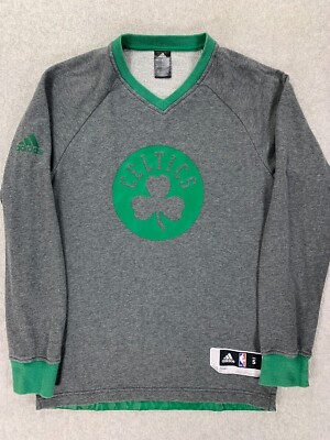 Boston Celtics Adidas Basketball V-Neck Sweatshirt (Men's Small