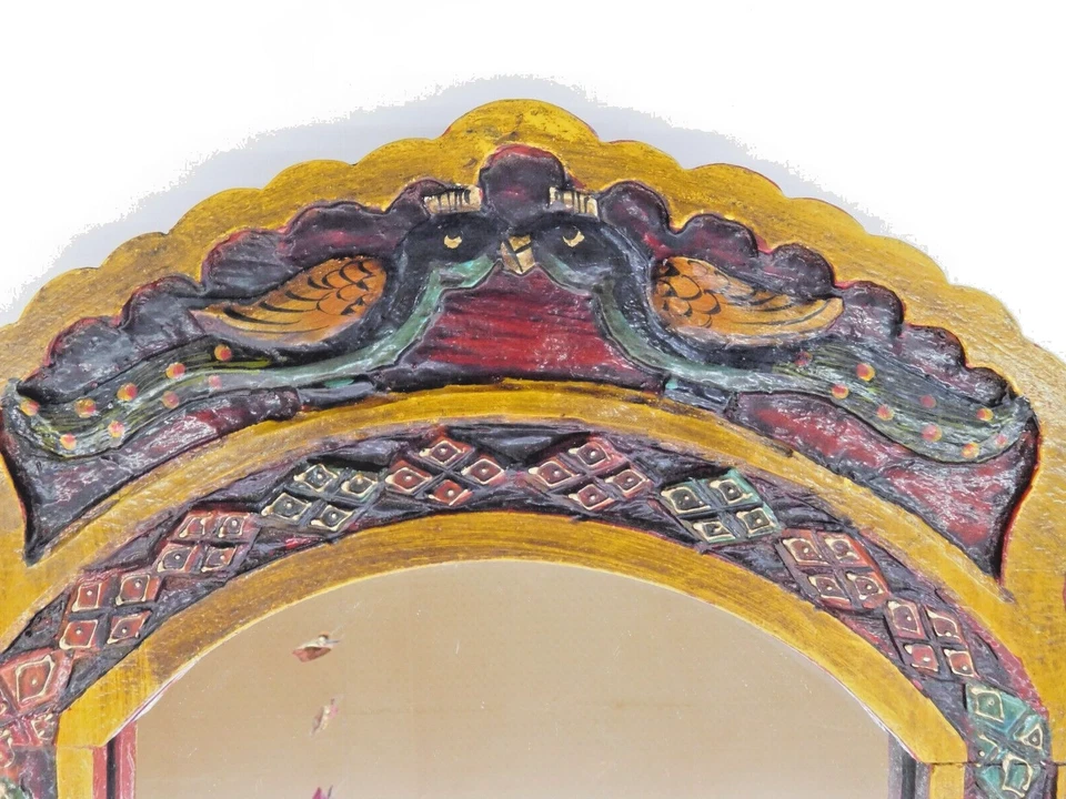 Artistic Carved Mirror Frame/Jharoka - Image 3 of 4