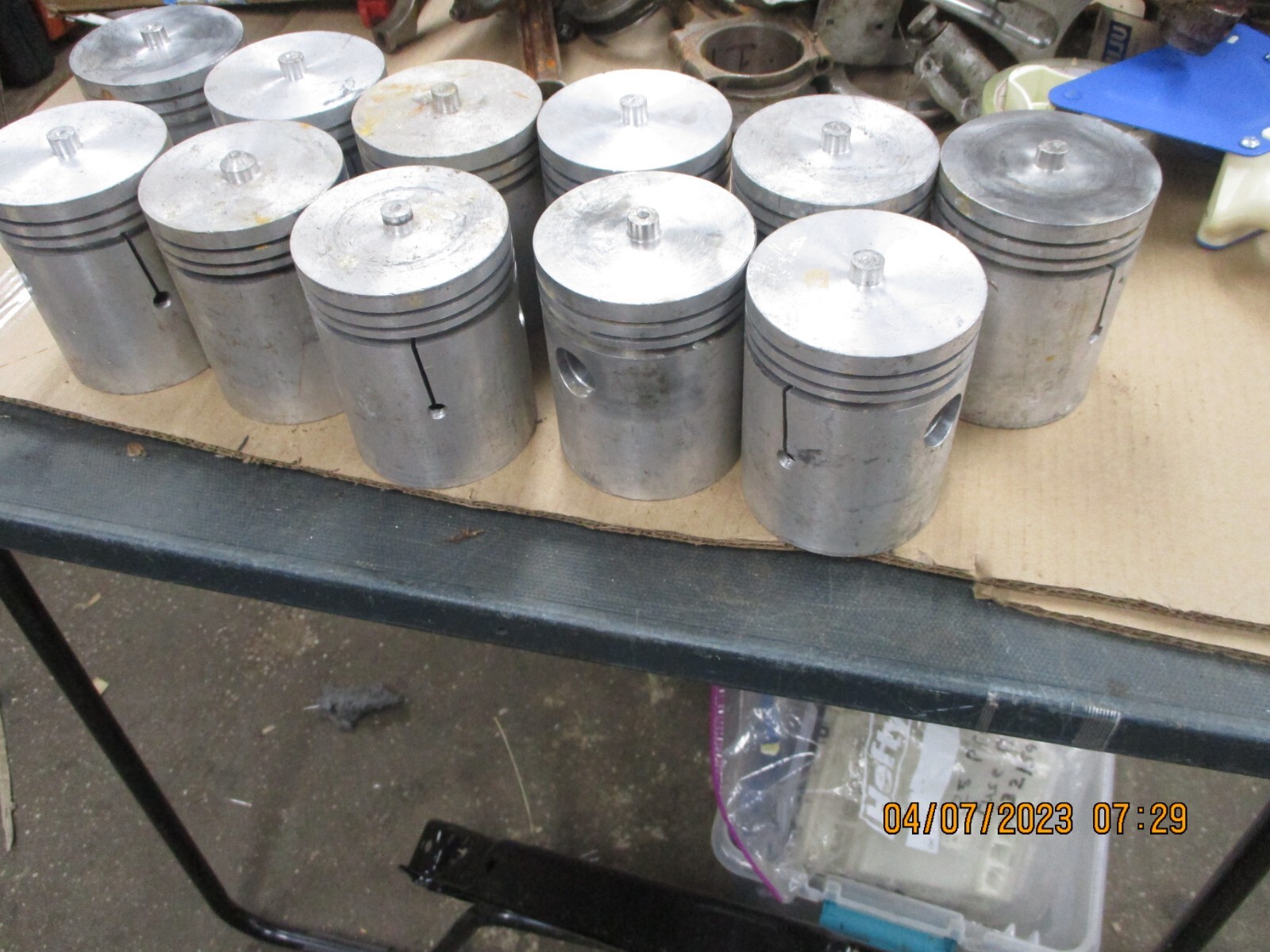 V12 Rolls Royce PIII Pistons NORS 1343-B Set of (11)