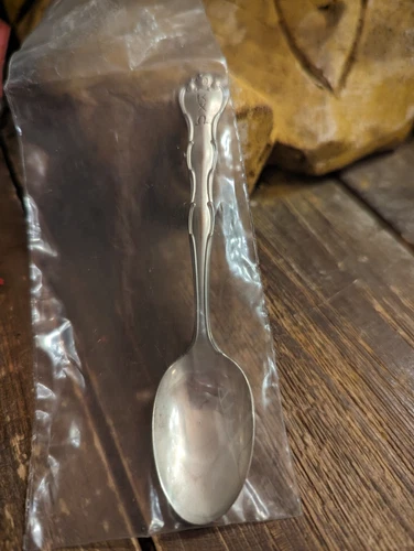 Vintage Baby Spoon Gorham Rondo Sterling Silver Monogrammed KX In Packaging