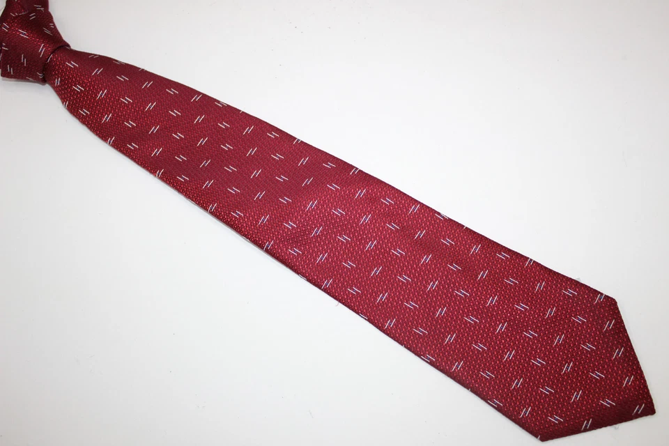 Corbata de seda MASSIMO DE VITO hecha en Italia F33681 Foto 2 de 4