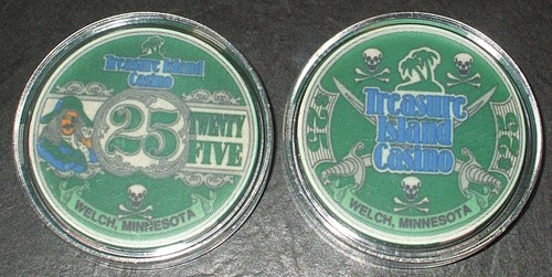 Treasure Island Casino Chip - $25. Welch, Minnesota 1 Chip 💥💥💥💥💥💥💥💥💥💥