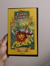 Canta Con Noi 11 Presto Saró Re  VHS Walt Disney Con Cartolina