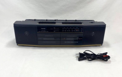 REFURBISHED) Toshiba RT-8038 Boombox Ghettoblaster Dual Cassette
