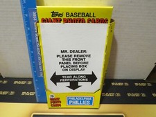 1981 PHILA. PHILLIES TOPPS BASEBALL SUPER HOME TEAM 5X7 PHOTO CARDS 36 PACK BOX 