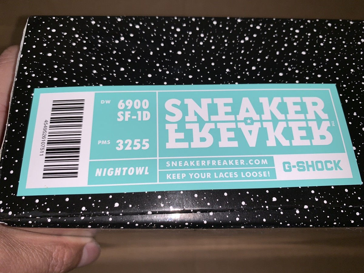 CASIO G-SHOCK SNEAKER FREAKER NIGHTOWL 6900SF-1D EXCLUSIVE CASIO G-SHOCK SNEAKER FREAKER NIGHTOWL 6900SF-1D EXCLUSIVE